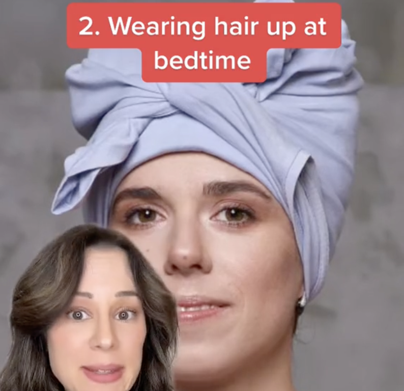 Dermatologist talking on TikTok 